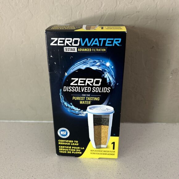 Zero Water 5 Stage Advanced Filtration NSF Certified 1 Pack NEW - Picture 1 of 5
